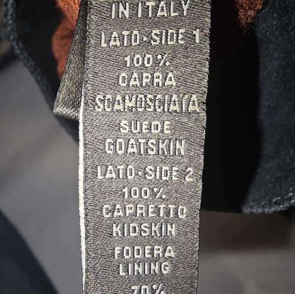 Holiday Sale Loro Piana Italian Suede & Fur Trim Wrist Warmers - Luxury - Picture 5 of 6